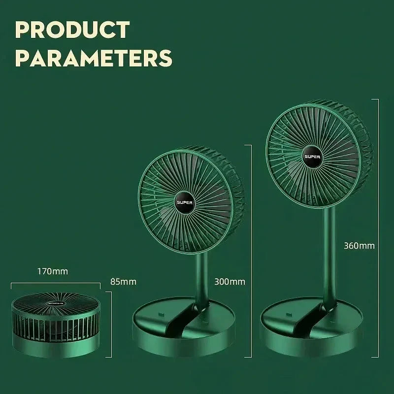 Folding Rechargeable Fan